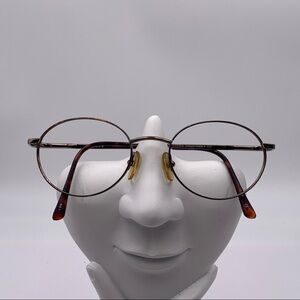 Vintage Visions Gunmetal Oval Sunglasses Frames